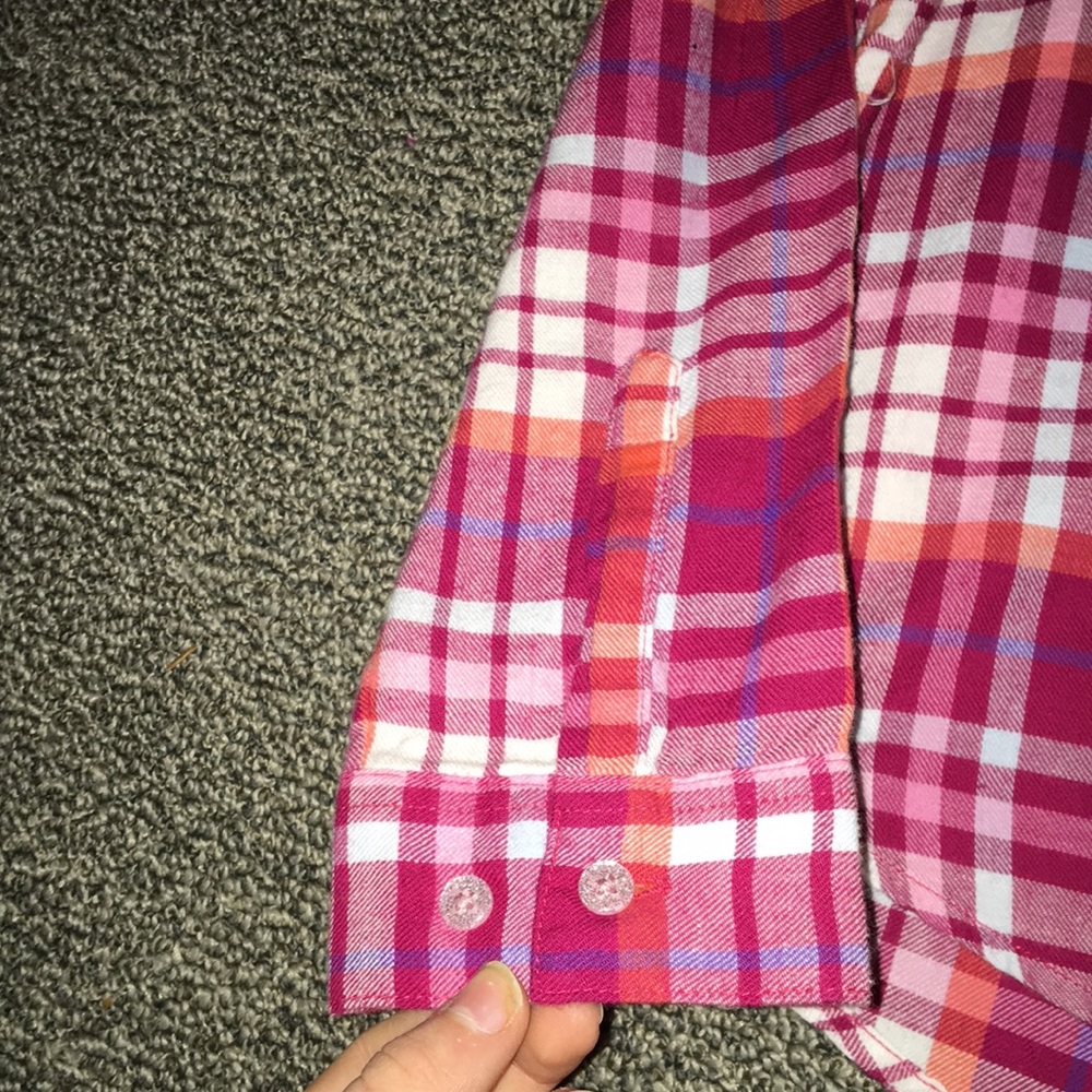 Colorful button down flannel - Picture 4 of 4
